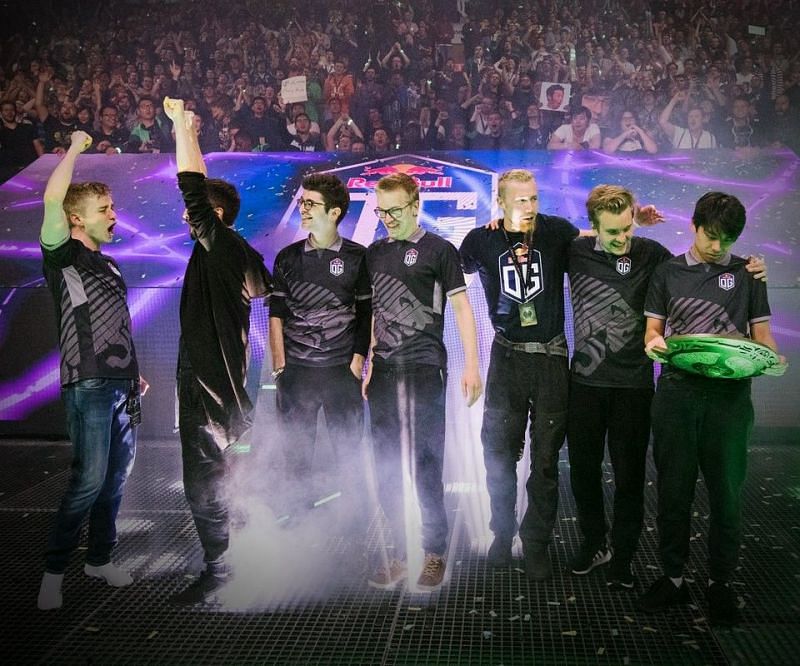 OG after winning The International 8.